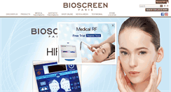 Desktop Screenshot of bioscreen-paris.com