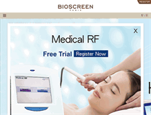 Tablet Screenshot of bioscreen-paris.com